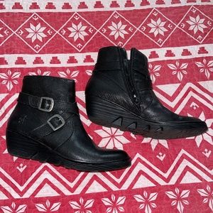 Fly London Wedge Booties